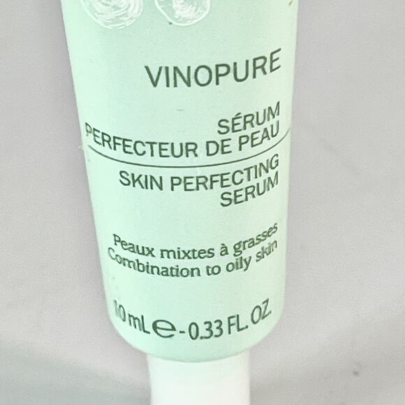 Caudalie Vinopure Skin Perfecting Serum Salicylic Pores Travel .33 oz 10ml New - Picture 3 of 6